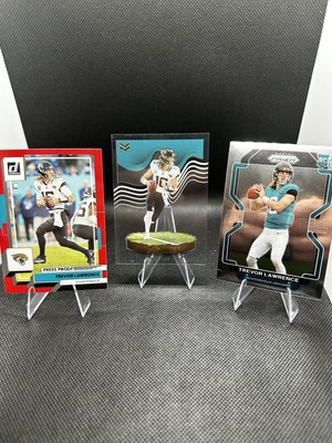 Trevor Lawerence Jacksonville Jaguars QB Lot, Includes 2021 Prizm Rookie!! NM!