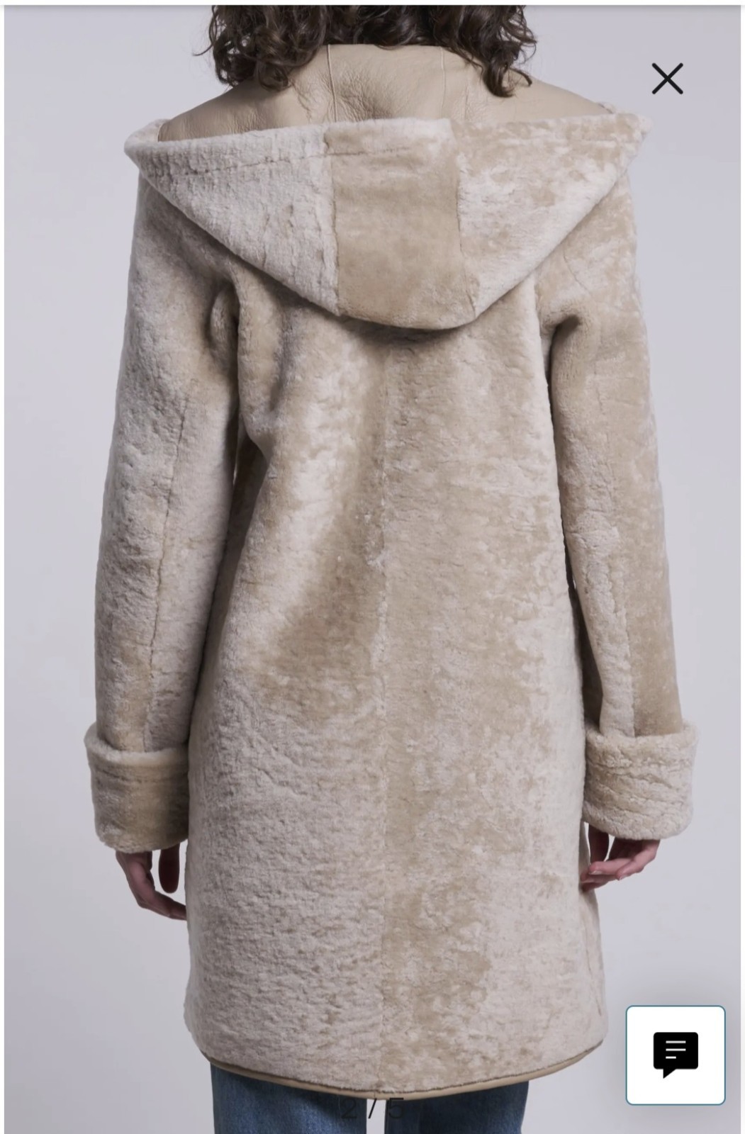Shearling Hooded Jacket