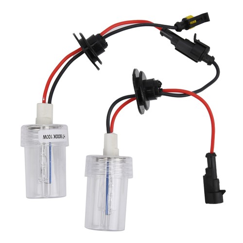 2Pcs Auto Headlight Bulb Headlamp Xenon 100W 8000K H7 Socket For 12V DTS - Picture 4 of 24
