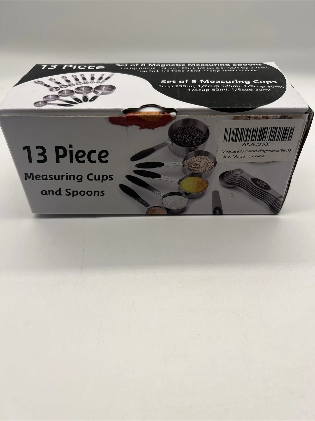 Stainless Steel Measuring Cups And Magnetic Spoons Set of 13 pcs