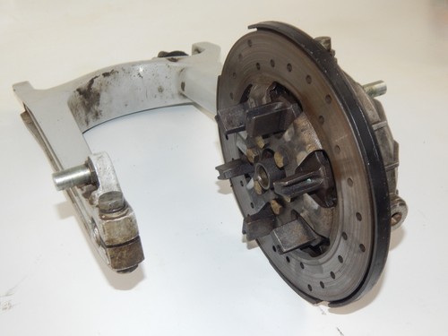 1981 MOTO GUZZI V35 FRAME CHASSIS SWINGARM DRIVE SHAFT REAR WHEEL BRAKE DISC - Picture 12 of 15