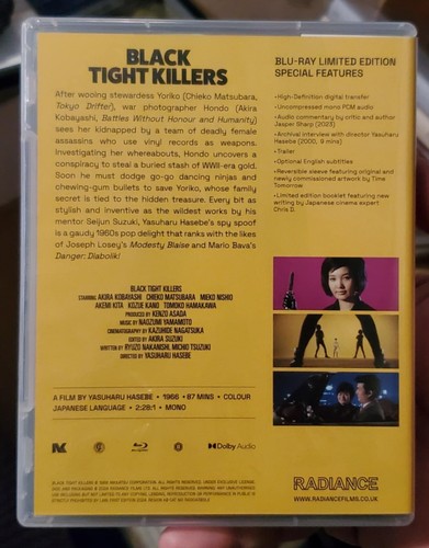 BLACK TIGHT KILLERS 1974 BLU-RAY + BOOKLET RADIANCE LIMITED OOP REGION A/B - Picture 4 of 5