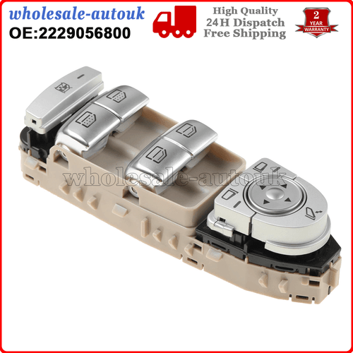 Driver Window Switch For Mercedes W205 S205 X253 /C253 A2059056811 A2229056800 - Picture 12 of 12