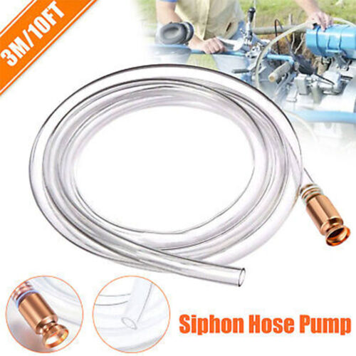 10FT X 3/4"Siphon Hose Pump Self Priming Jiggler Shaker Transfer Water Fuel Oil;