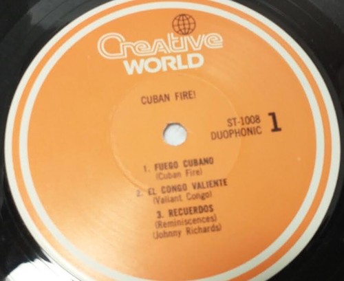 1956 STAN KENTON:CUBAN FIRE LP Creative World#ST1008 Duophonic EXC-NM Shrink - Picture 5 of 10