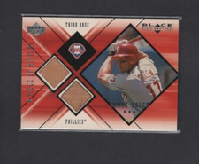 2000 UD BLACK DIAMOND A PIECE OF HISTORY DOUBLE BAT RELIC SCOTT ROLEN SP 1:1,079