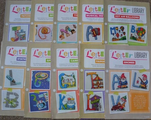 Hobby & Leisure Themed Alphabet & Number Sets Cross Stitch Chart Drop Down Menu - Picture 2 of 14