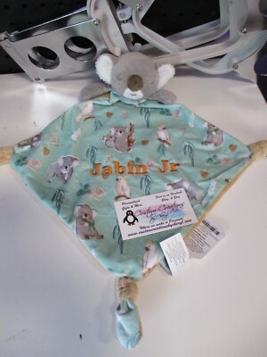 Koala Knotted Security Blanket Personalized Security Blanket Baby Blankie 