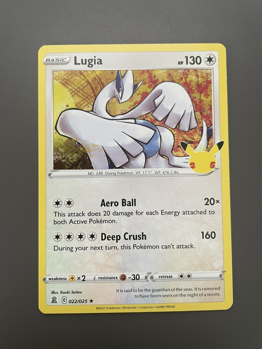 Lugia 022/025 - Celebrations - Holo Rare - Pokemon Card TCG Lugia 022/025 - Celebrations - Holo Rare - Pokemon Card TCG