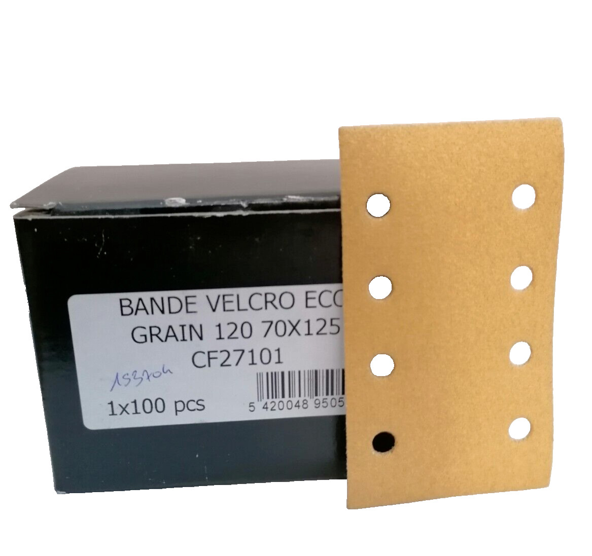 Coupes abrasives 70 x 125mm haute densité grain P120 avec revêtement anti-encrassement