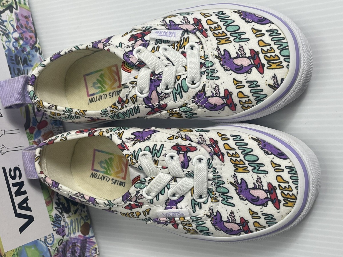 Vans x Dallas Clayton Kids 1.5 Size “Keep it Movin