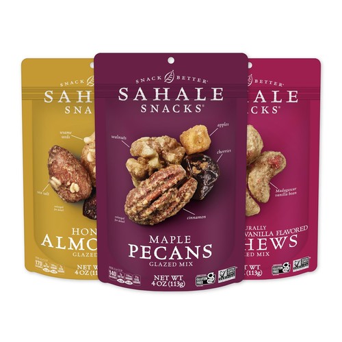 Sahale Snacks Glazed Nut Mix Variety Pack 4 Ounces Pack of 6