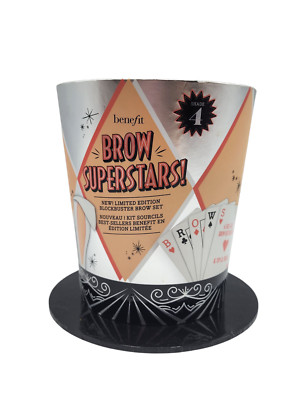 SHADE 4 Benefit Brow Superstars Limited Edition Blockbuster Brow 6 PC Hat Set