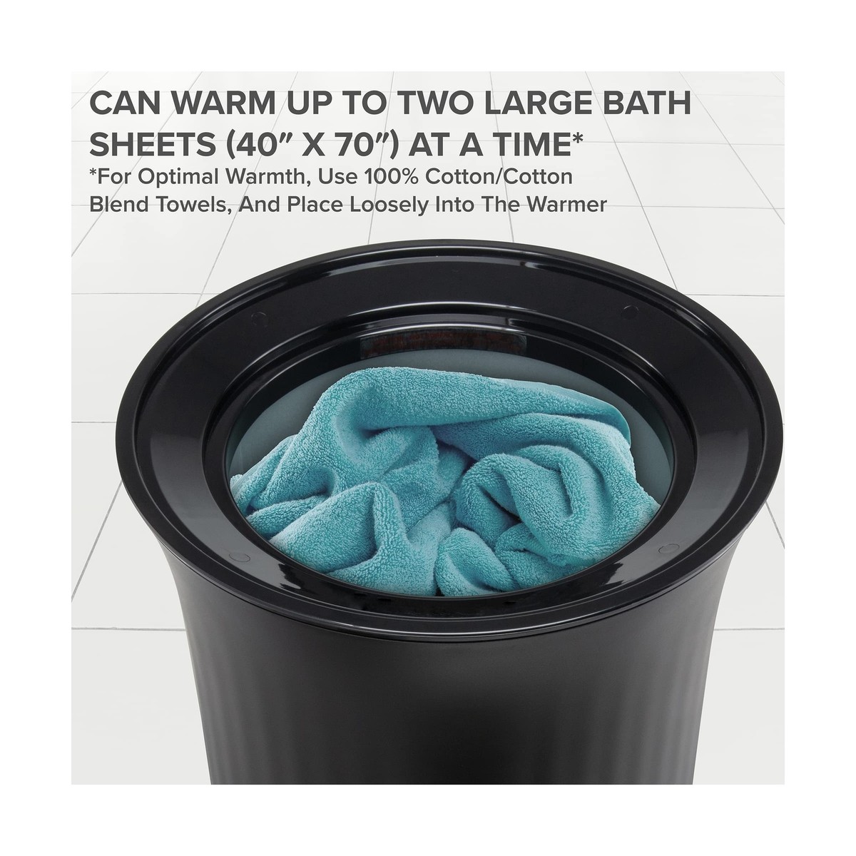 LiveFine Towel Warmer | Large Bucket Style Luxury Heater with LED Display,  Ad... | eBay