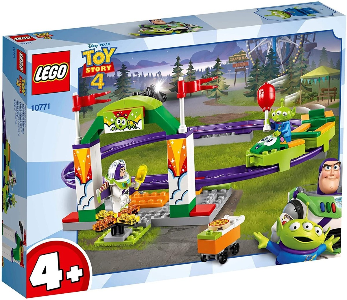 Lego Disney Toy Story 4 Set: 10771 CARNIVAL THRILL COASTER New