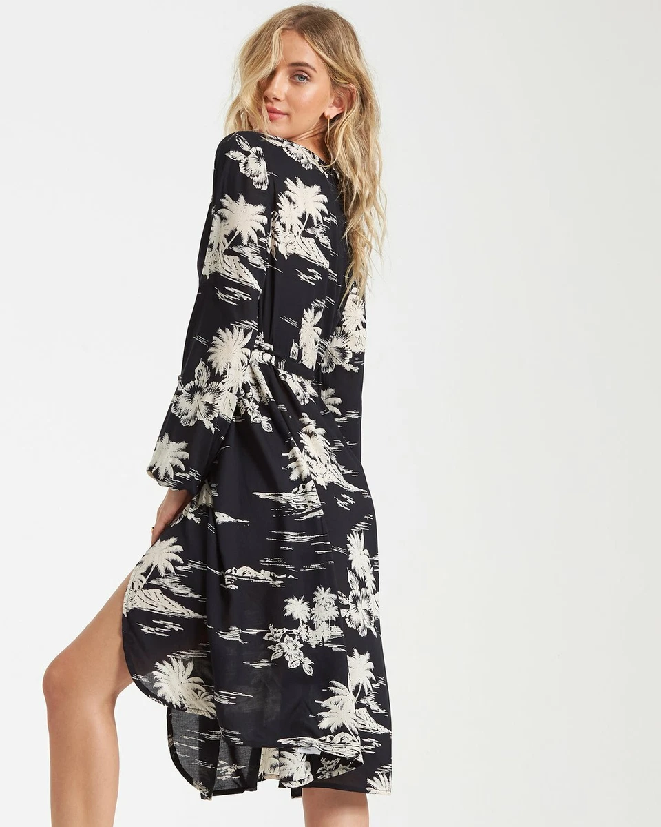 Billabong island top wrap dress