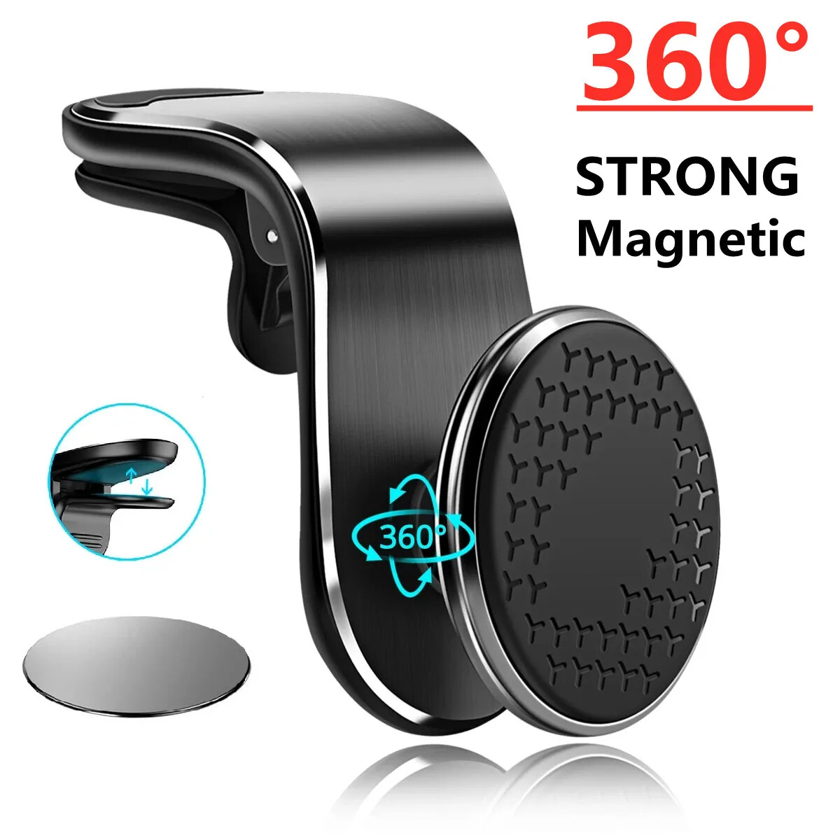 Magnetic Car Phone Holder Stand Air Vent Mount Mobile GPS Smartphone