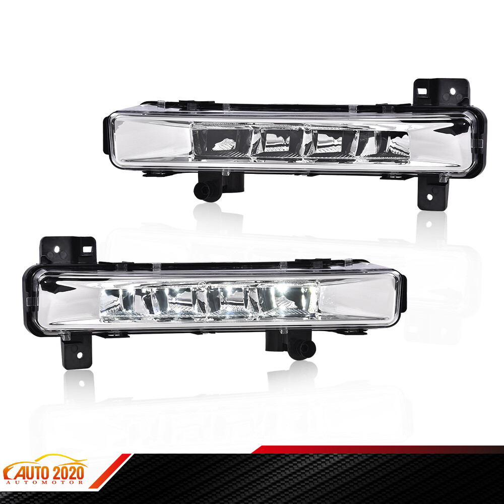 Fits For BMW 5 Series G30 G31 G38 520 530 540 LED DRL Daytime Running Fog Lights