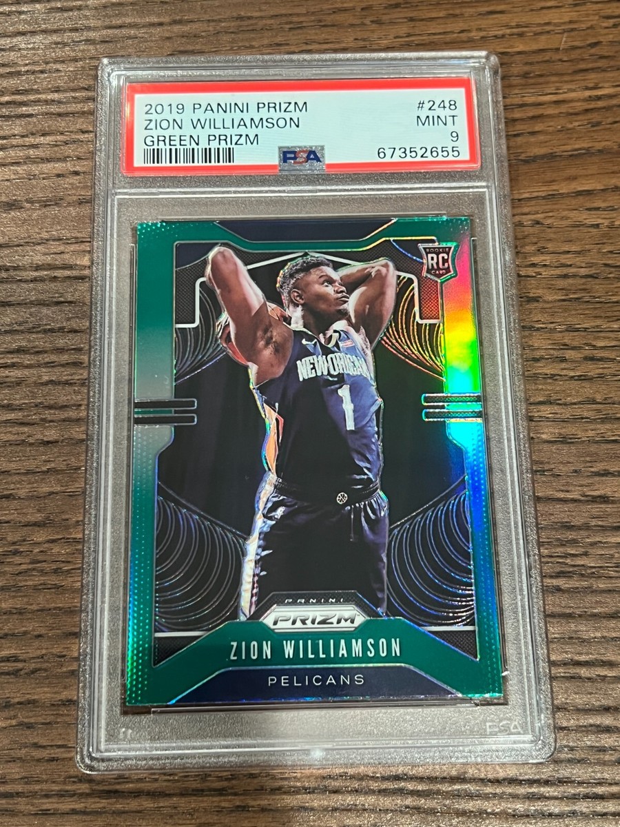 Zion Williamson prizm RC【PSA９MINT】 PSA 9 2019-20 Panini Prizm ZION WILLIAMSON Green Prizm RC