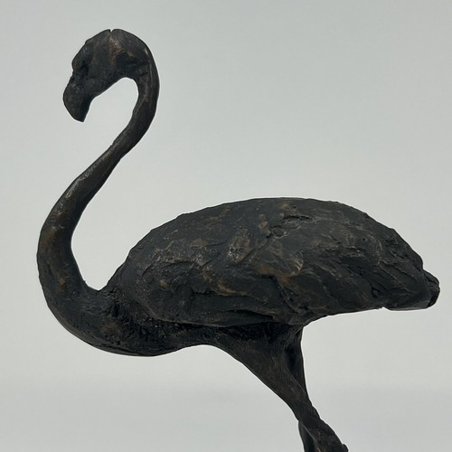 Vintage Primo Conti Signed Bronze Flamingo 467/500 Italian Bird Sculpture - Picture 8 of 24