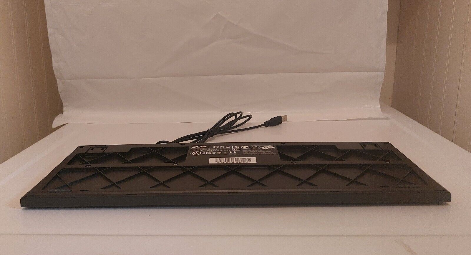 Acer USB Keyboard QWERTY Pr1101u OEM Genuine Wired Home Office Computer ...