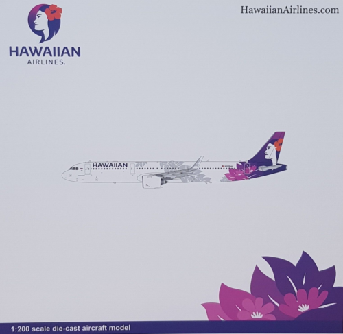 Gemini Jets 1/200 G2HAL1043 Airbus A321neo Hawaiian Airlines N205HA - Photo 1 sur 6