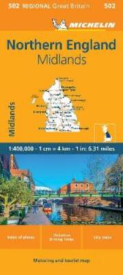 Michelin Northern England - Michelin Regional Map 502 (Map)