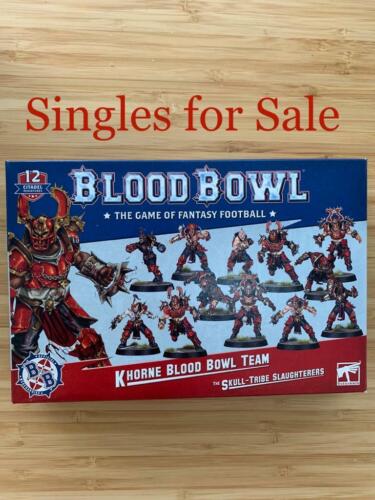 Blade of Khorne Blood Bowl Team Singles Age of Sigmar Bloodbound Khorngor - Afbeelding 1 van 9