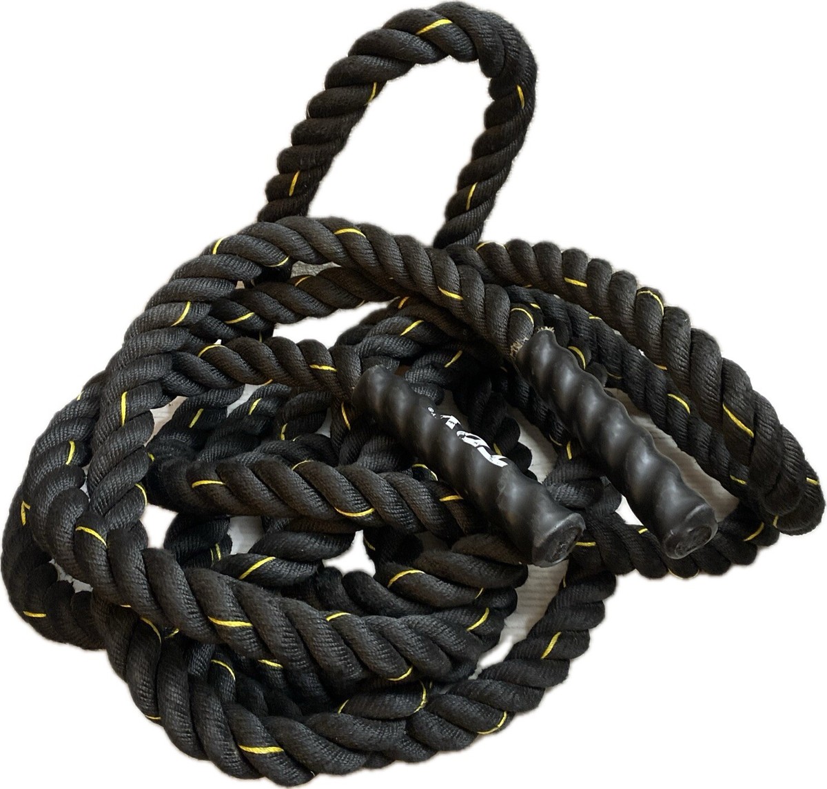 TRX 30 Ft Battle Rope Workout Equipment for Home Gym & Outdoor
