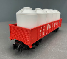 S Gauge American Flyer 6-48525 Burlington Gondola NIB S1006