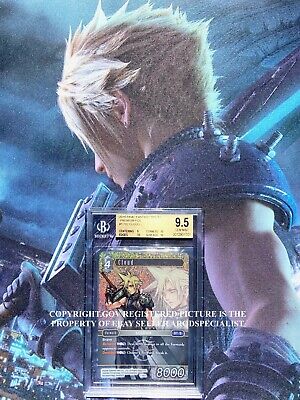 FFTCG FINAL FANTASY TCG OPUS 1 FOIL CLOUD 1-182L BGS 9.5 GEM FFTCG FINAL FANTASY TCG OPUS 1 FOIL CLOUD 1-182L BGS 9.5 GEM