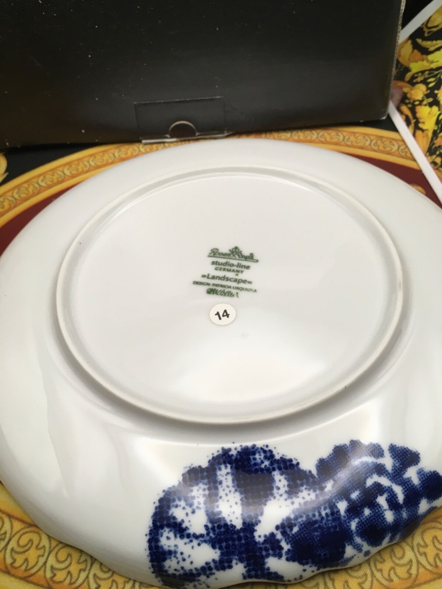 Shibori Rosenthal Plate salad NEW in box 8