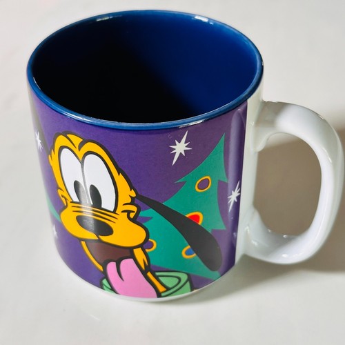 4er Set Tassen Disney Store An Enchanted Christmas Mickey Minnie Goofy Pluto 12oz - Bild 6 von 7