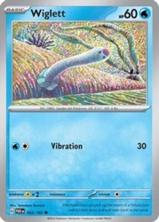 Wiglett 052/182 Common Paradox Rift Pokemon TCG