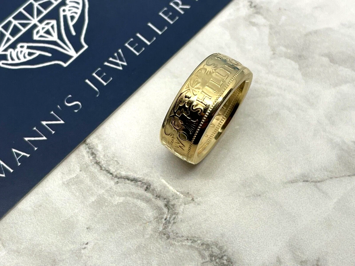 Gold plated hotsell coin ring