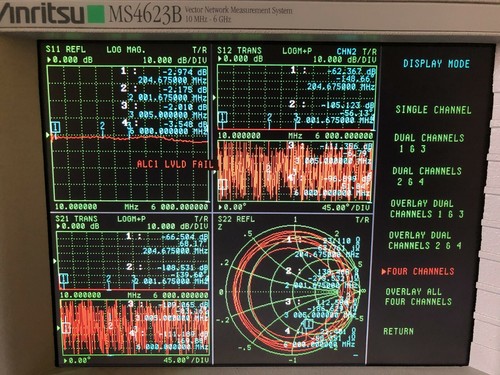 ANRITSU VECTOR NETWORK ANALYZER 4623B 10 MHZ- 6 GHZ 2 PORTS - Picture 3 of 8