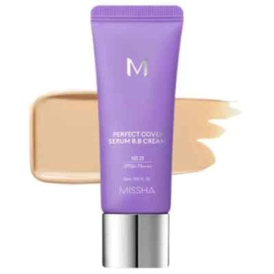 Missha M Perfect Cover BB Cream mit Serum SPF50+ Farbton 23, 20 ml