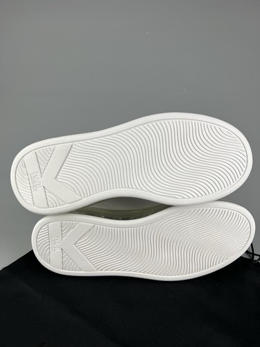 US 10 Karl Lagerfeld Iconic 3D Logo Women's White Leather Sneakers KL62630N-01S - Picture 6 of 10