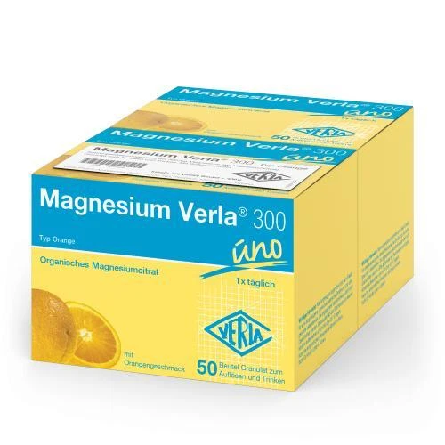 VERLA-PHARM ARZNEIMITTEL GMBH & CO. KG MAGNESIUM VERLA 300 Orange Granulat 100 ST PZN 18812508
