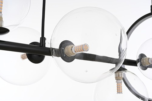 Deckenleuchte Kugelleuchte Lüchte, mit Leucht- 90x28x30cm,LED-Ring + 7*5W Kugel - Bild 4 von 8
