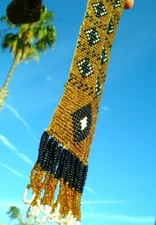 Loom Beaded Native American Necklace Vintage & Gorgeous