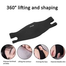 Men Facial Slimming Strap Elastic Double Chin Reducer Face Lifting Firming Belt