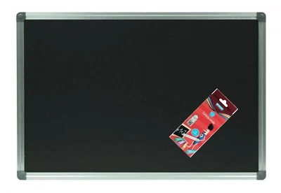 SCHOOL-MAXX Kreidetafel Schultafel + 12 x KREIDE magnetisch Alurahmen Kreidewand Magnettafel