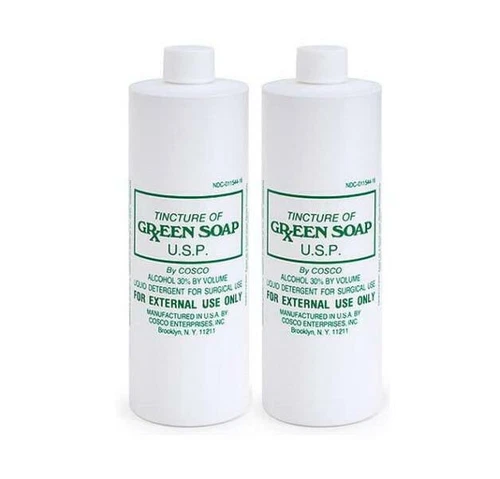 2pcs 16oz 1 Pint Bottles Pure Concentrate COSCO Tattoo GREEN SOAP Medical Supply - product listing photo