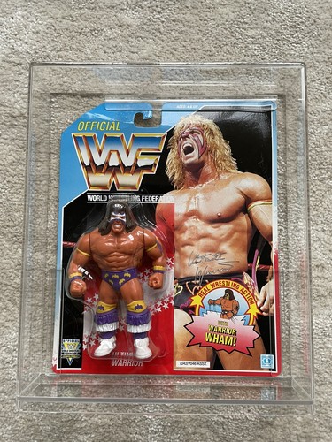 WWF HASBRO MOC SERIES 3 THE ULTIMATE WARRIOR Purpl...