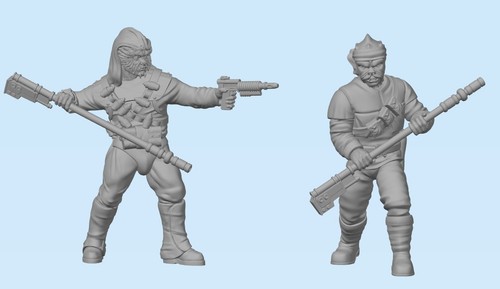 Star Wars Legions Miniatures - Jabba The Hutts Palace Security Skiff Guards - Picture 5 of 5