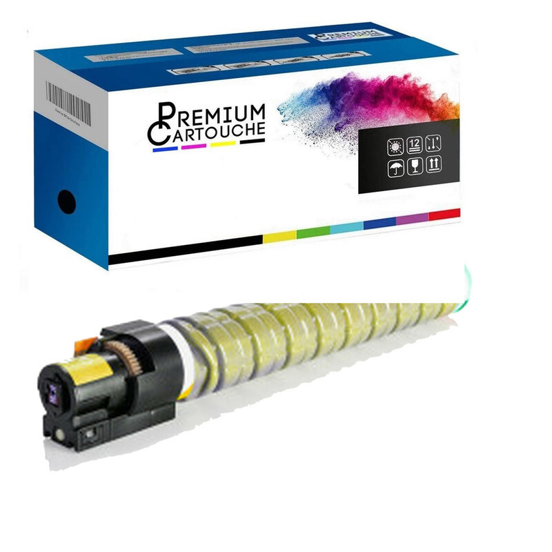 Toner TN328Y jaune haute capacité pour des impressions laser nettes