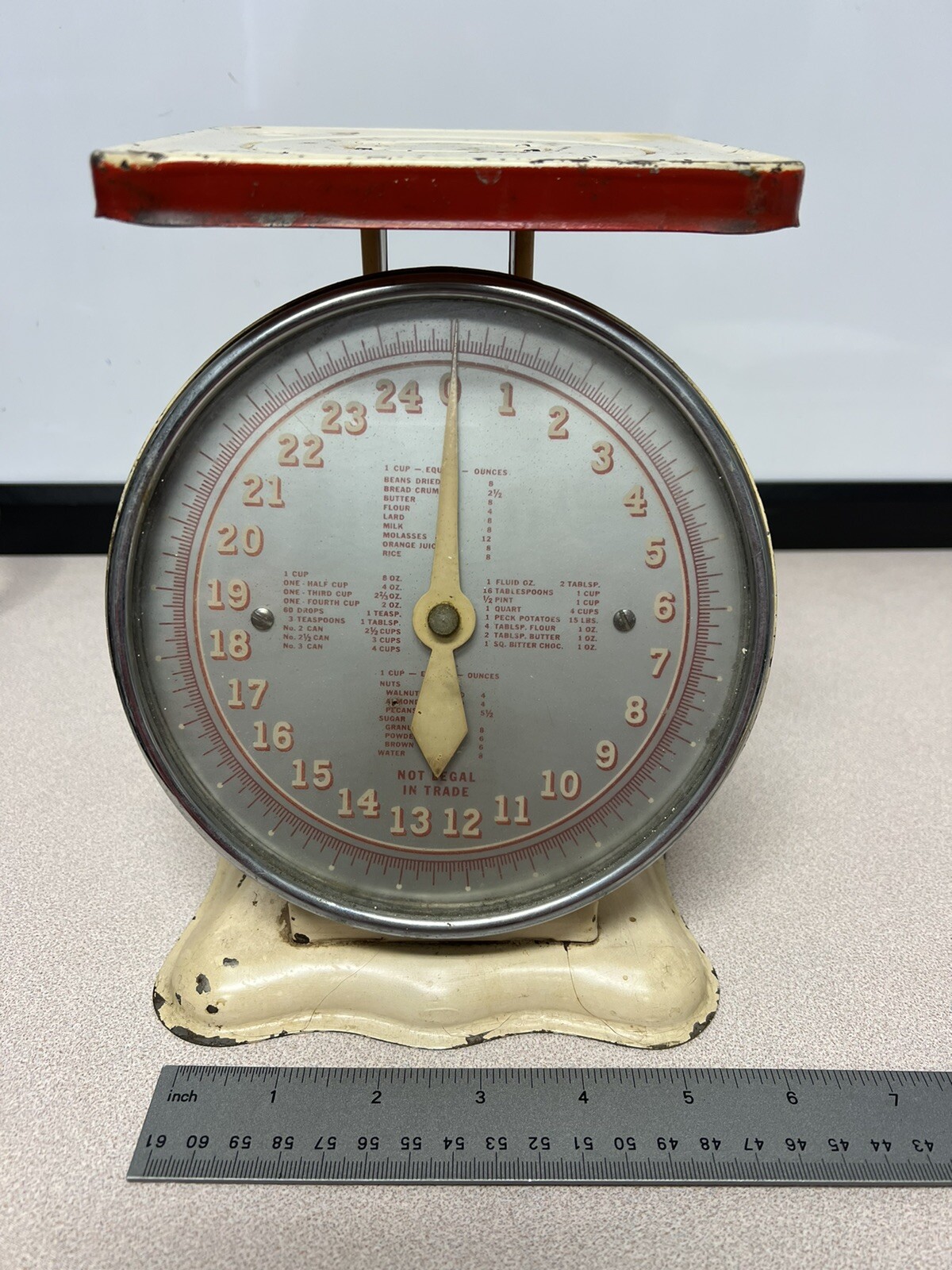 Vintage Scales for the Worlds People Chicago Illinois 25 lb Conversions