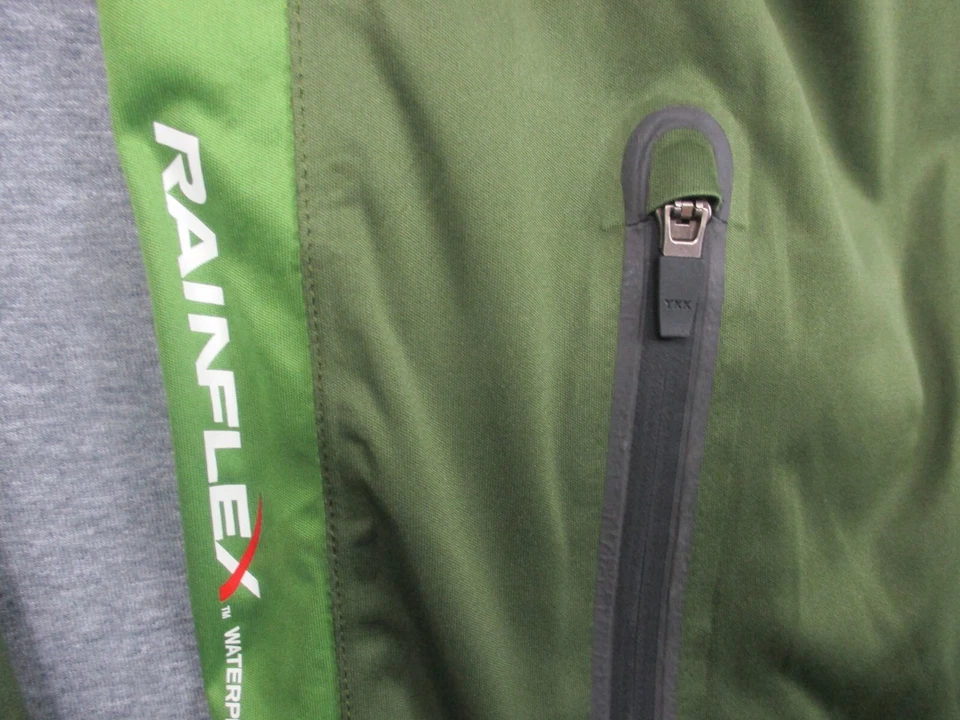 Chaqueta Sun Mountain Rainflex Para Hombre Grande Verde Impermeable Elastizada Golf Foto 4 de 4