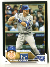 2023 Topps Update Black #US37 Brewer Hicklen 4/72 Kansas City Royals A40 043
